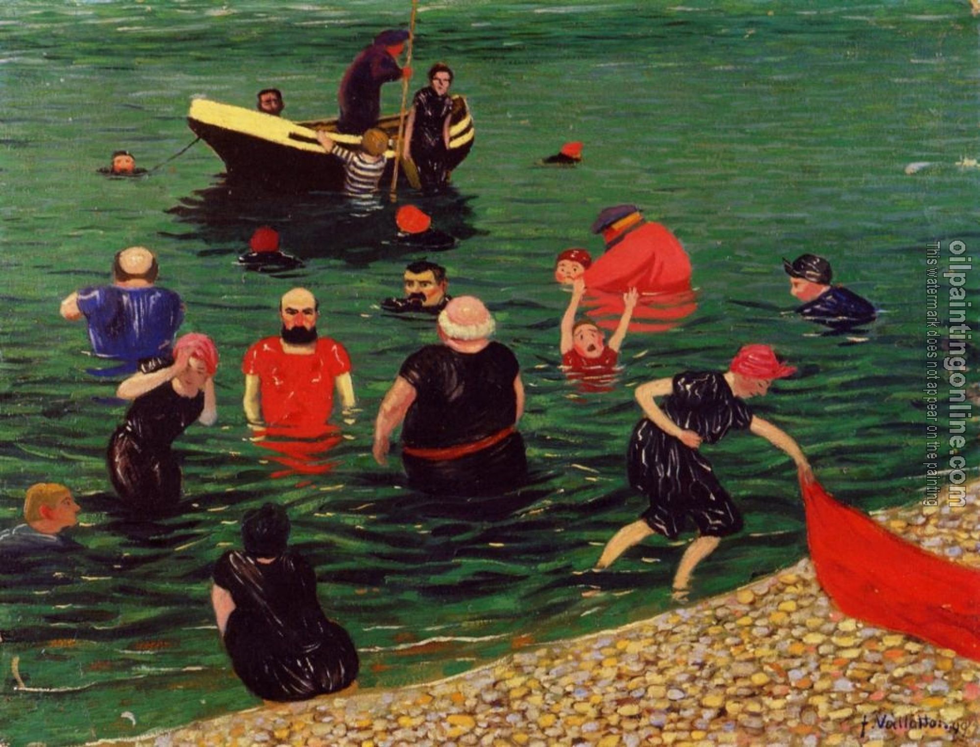 Felix Vallotton - Bathing